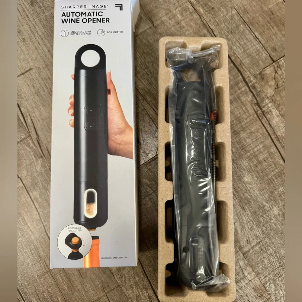 Sharpen Image Automatic Electric Wine Opener‎ w/ Foil Cutter – NWT